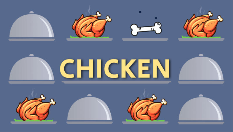 Chicken Mystake - Gioco del pollo - Gioco dei polli e ossa